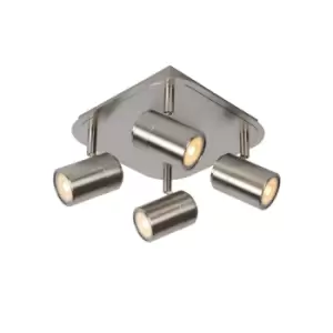 Image of Lennert Modern Ceiling Spotlight - LED Dim. - GU10 - 4x5W 3000K - Satin Chrome