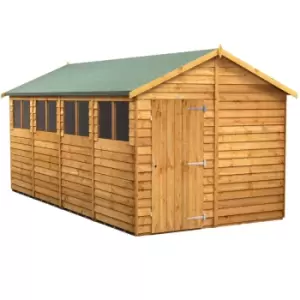 Image of Power 16x8 Overlap Apex Shed