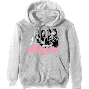 Image of BlackPink - Photo Tee Unisex Medium Hoodie - White
