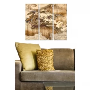 Image of MDF181629527 Multicolor Decorative MDF Painting (3 Pieces)