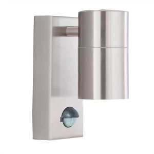 Image of 1 Light Wall Light Stainless Steel IP44, GU10