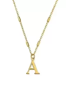 Image of Chlobo Gold Iconic Initial Necklace - A Gold Plated 925 Sterling Silver