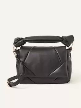 Image of Accessorize Quilted Handheld Cross Body, Black, Women