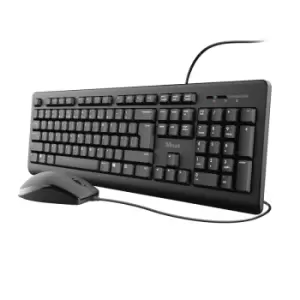 Image of Trust Primo keyboard Mouse included USB German Black
