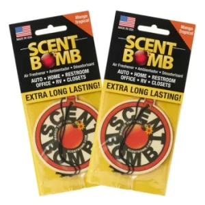 Image of Scent Bomb Mango Tropical Scented Air Freshener (Case Of 12)