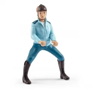 Image of SCHLEICH Horse Club Tournament Rider Turquoise Toy Figure