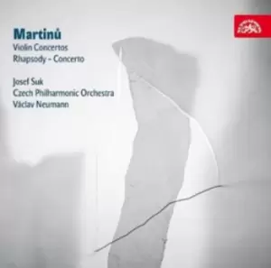 Image of Bohuslav Martinu - Martinu: Violin Concertos/Rhapsody-concerto CD Album - Used