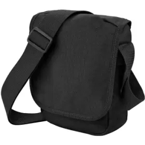 Image of Mini Adjustable Reporter / Messenger Bag (2 Litres) (One Size) (Black) - Bagbase