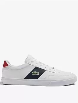 Image of Lacoste Court Master Pro 1232 Trainer, White, Size 8, Men