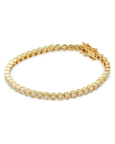 Image of kate spade new york Sweetheart Delicate Tennis Bracelet