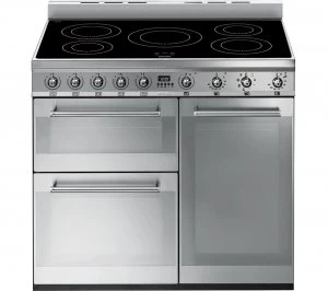 Image of SMEG Symphony SY93I 90cm Electric Induction Range Cooker