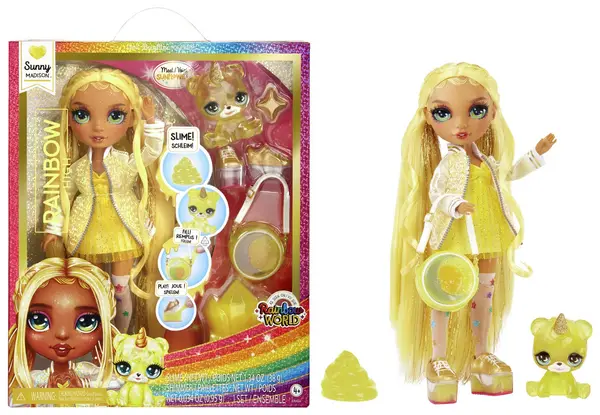 Image of Rainbow High Rainbow High Classic Fashion Doll-Sunny Yellow