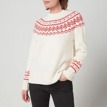 Image of Barbour Womens Driftwood Knitted Jumper - Multi - UK 12