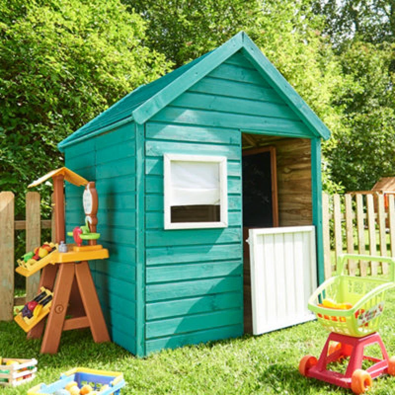 Image of Soulet Marina Playhouse 1.2M X 1.2M Childrens Playhouse Pressure Treated