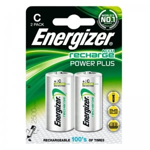 Image of Energizer Accu 2500mAh C Rechargeable Batteries
