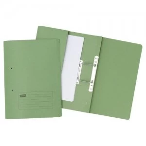Image of Forever Pocket Spiral File Foolscap Green PK25