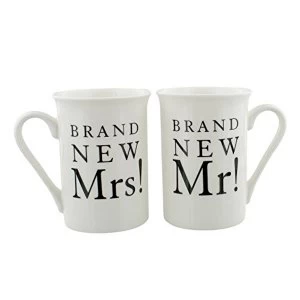 Image of Amore By Juliana Mug Gift Set - Brand New Mr & Mrs