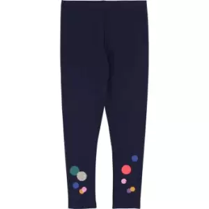 Image of Billieblush Girls Navy jersey leggings - Blue