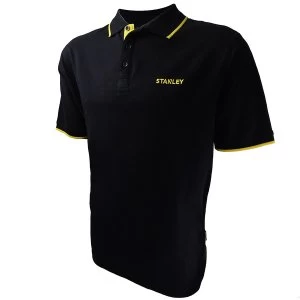 Image of Stanley Texas Work Polo Shirt Medium - Black