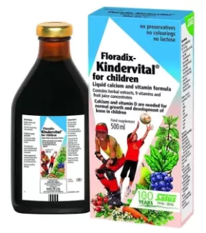 Image of Floradix Kindervital for Children Liquid Calcium & Vitamin Formula 500ml