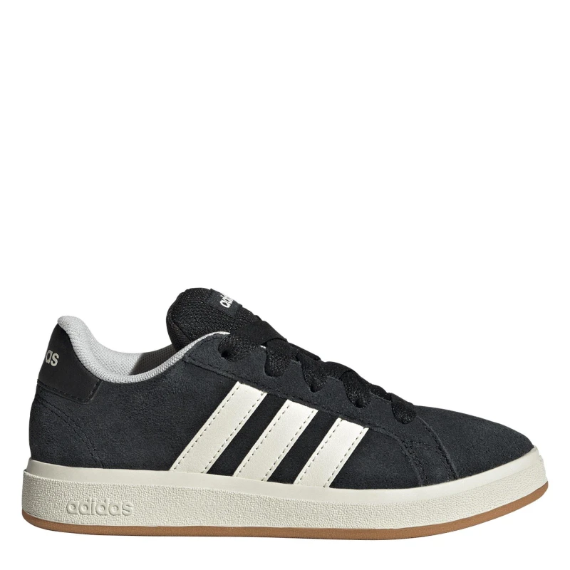 Image of adidas Grand Court 00s Trainers Juniors Black/Gum male 3 (35.5)
