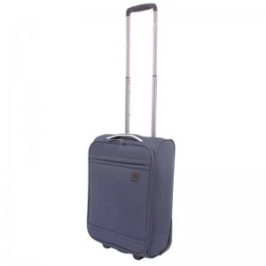 Image of Gino Ferrari Zara Extra Small EVA Navy Grey Suitcase