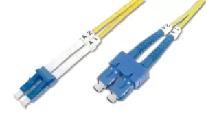 Image of Digitus Fiber Optic Singlemode Patch Cord, LC / SC