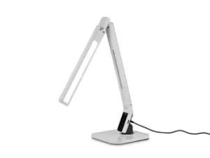 Image of Lido LED Table Lamp White with USB Charging Port, 15W, 960lm, 3300, 4200, 5300, 6200K
