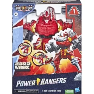 Image of Power Rangers Dino Fury Red Comb Zord Figure