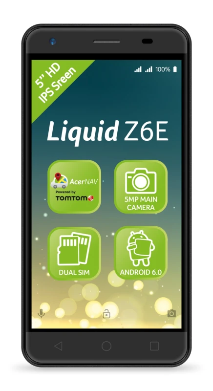 Image of Acer Liquid Z6E 12.7cm (5") Dual SIM Android 6.0 3G Micro-USB 1