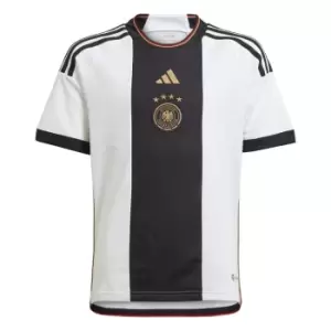 Image of adidas Germany Home Shirt 2022/2023 Junior Boys - White