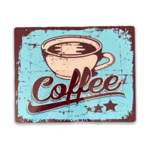 Image of Geko Vintage Metal Sign - Retro Coffee Sign