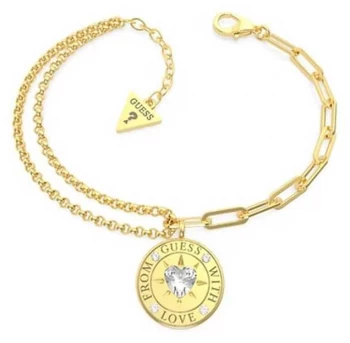Image of Guess From Guess With Love Womens Gold Plated Steel Jewellery