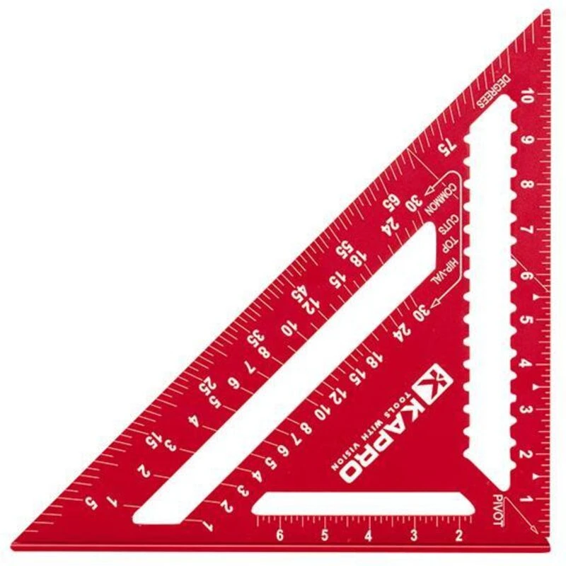 Image of Kanna Kapro 446 Rafter Square 7" Red