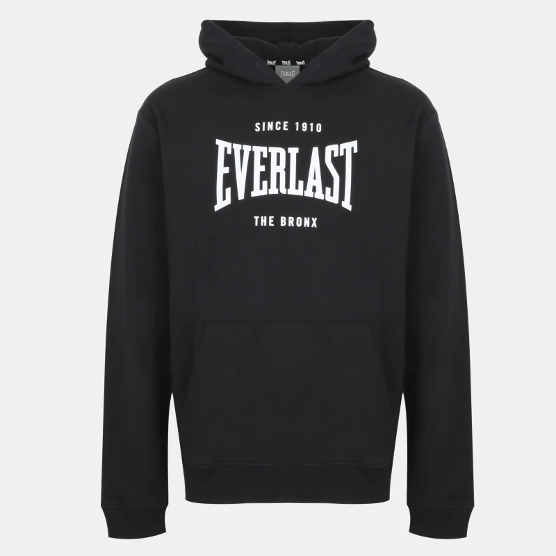Image of Everlast Mens Oversized Fit Cotton Hoodie Black male S