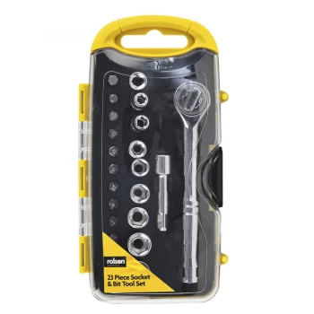 Image of Rolson 23pc Socket N Bit Set
