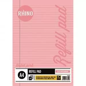 Image of A4 Tinted Pad 8mm Margin Pink