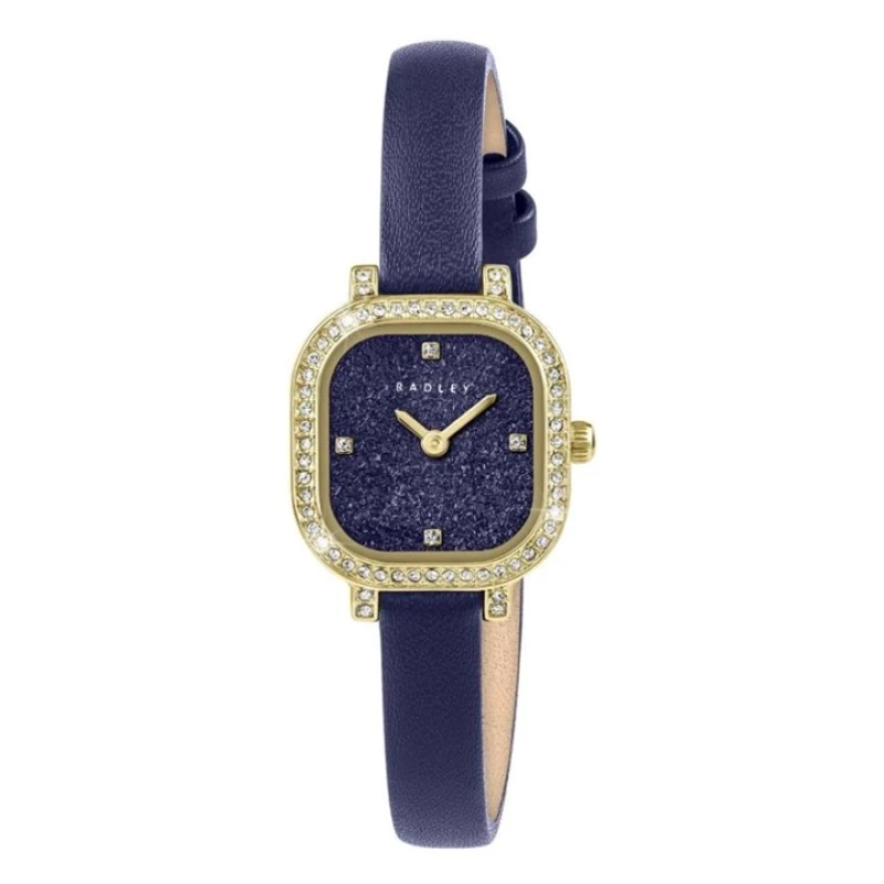 Image of Radley RY21886 Navy Leather Strap Watch - W51533