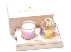 Image of Estella 92g Candle & 100ml Reed Diffuser - Lily Blossom