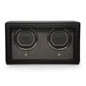 Image of WOLF CUB BLACK DOUBLE WATCH WINDER 461203