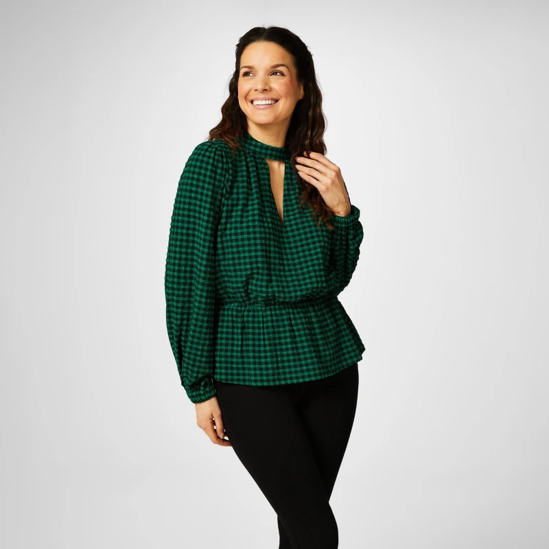 Image of Biba Textured Blouse - Multi Multi 8