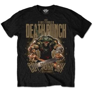 Image of Five Finger Death Punch - Sgt Major Unisex Large T-Shirt - Black