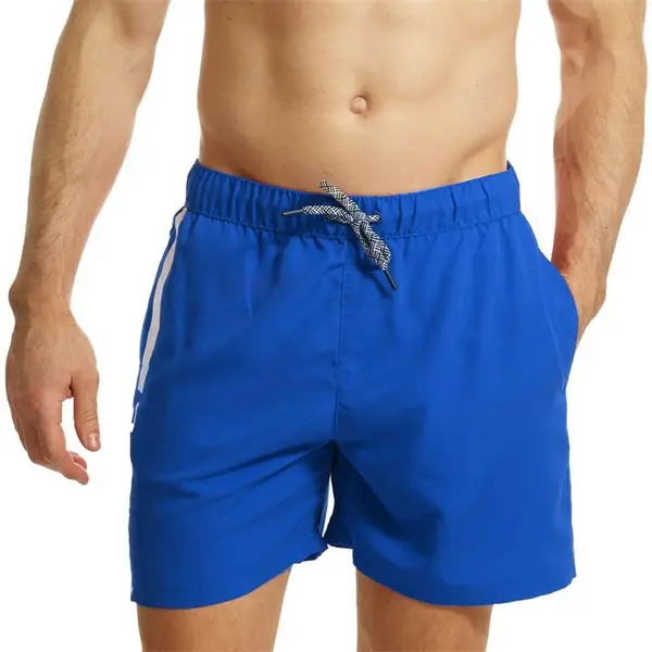 Image of Ript Essentials Verticle Stripe Swimming Trunks Mens - Blue M
