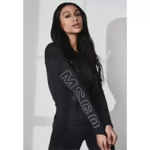 Image of Missguided Y2K Aop Ruched Side V Mini Skirt - Black