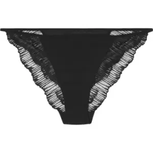 Image of CALVIN KLEIN Lace Hipster Brief - Black