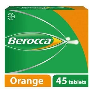 Image of Berocca Orange Energy Vitamin 45 Tablets