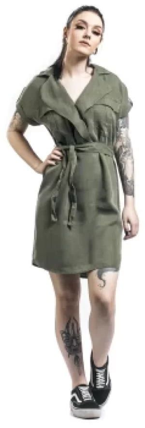 Image of Noisy May Vera Shirt Dress Short dress olive