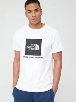 Image of The North Face Raglan Redbox T-Shirt - White