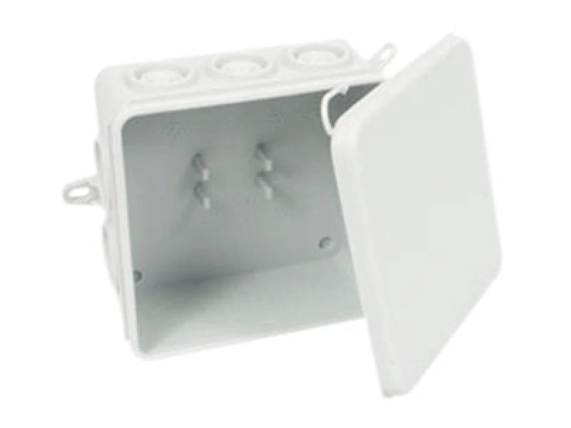 Image of Dencon Jb8130Nb Square Ip54 Junction Box 80mm Dcnjb8130Nb