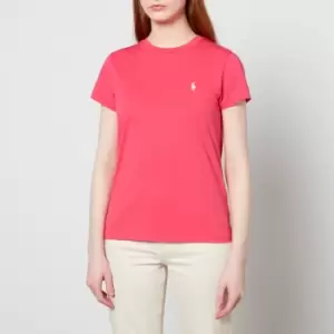 Image of Polo Ralph Lauren Womens Mini Logo T-Shirt - Hot Pink - S